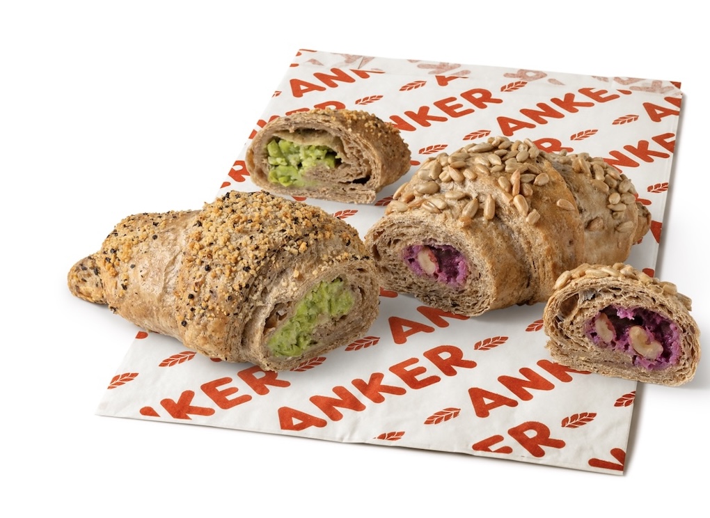 Anker Erbsen-Körnercroissant und Rotkraut-Körnercroissant 