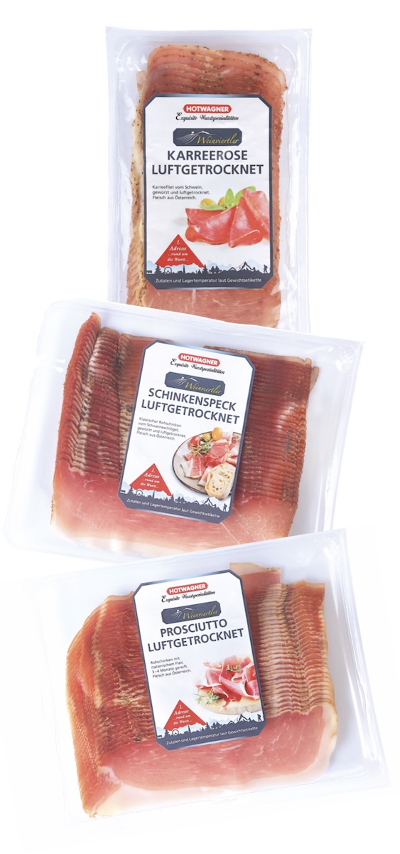 Weinviertler Karreerose, Schikenspeck & Prosciutto