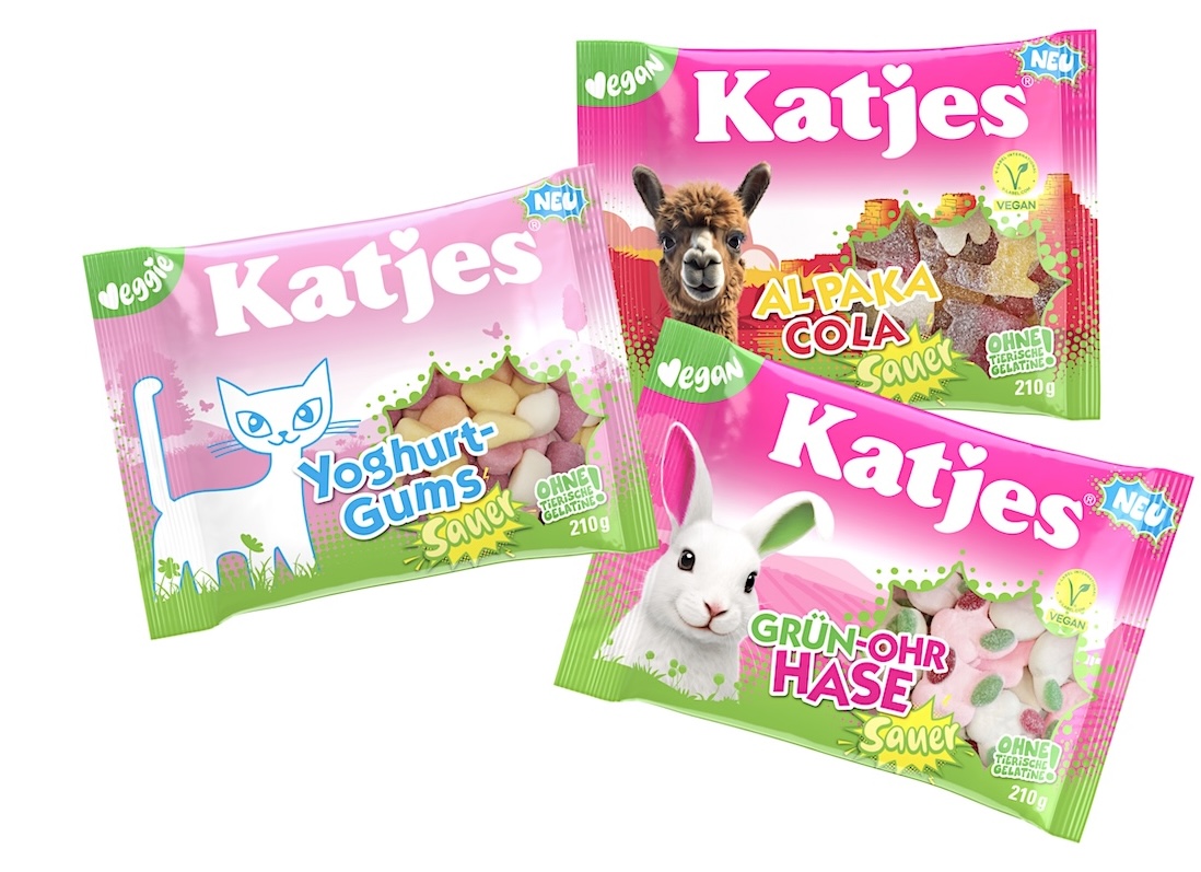 Die beliebtesten Katjes-Fruchtgummis gibt es jetzt auch sauer