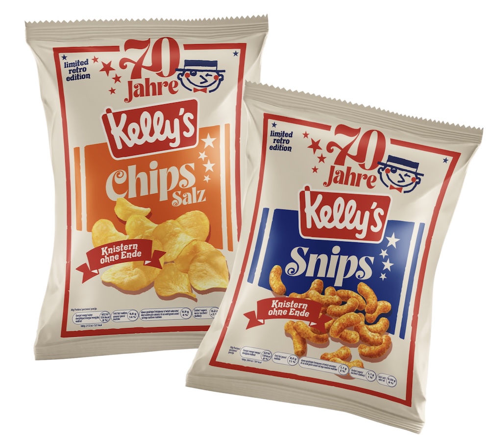 Kelly's Chips & Kelly's Snips im Retro-Design