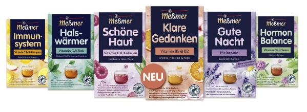 Mit der Neuheit „Klare Gedanken“ wird die Meßmer Tee-Range auf sechs Sorten erweitert.