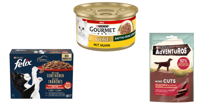 Neue Purina Produkte