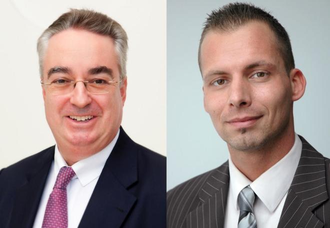 L-MW Manager Dr. Nikolaus Hartig (li.) und Christian Koger, Manager Customer Service der Brau Union und Mitglied der Arbeitsgruppe brachten die neue „Kleine“ auf die Straße