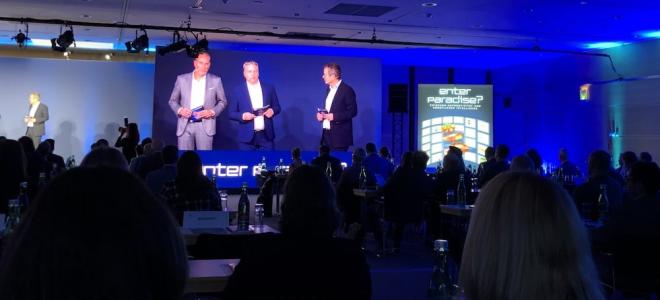 ECR Austria Chairmen Thomas Zechner, Markus Fahrnberger-Schweizer und GS1 Geschäftsführer Gregor Herzog