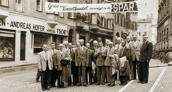 Die SPAR-Gründerväter in Kufstein.