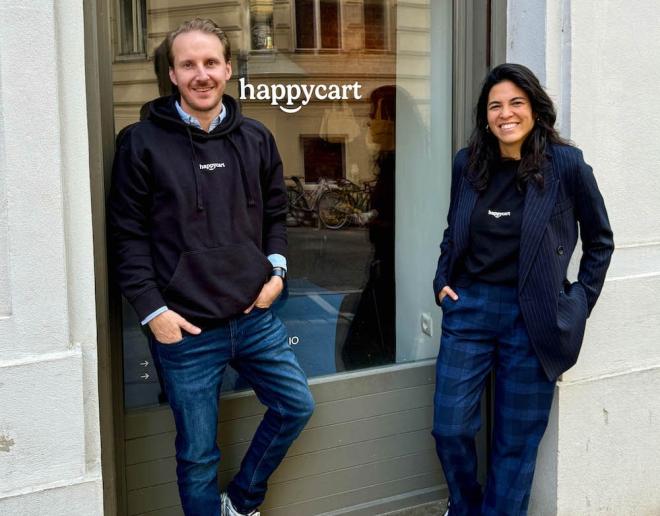 happy cart founder Simon Jacko und Jennifer Rose-Breitenecker