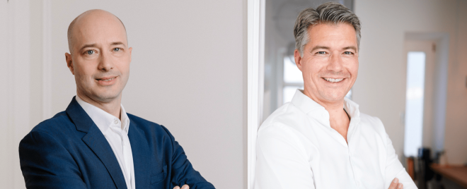 Stefan Reichel (li.) und Roland Motschiunig 