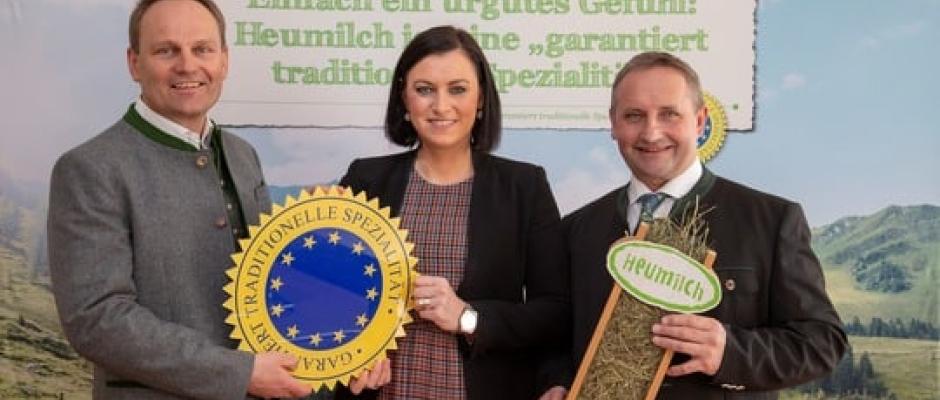 Schaf- und Ziegen-Heumilch erhält EU-Gütesiegel g.t.S.