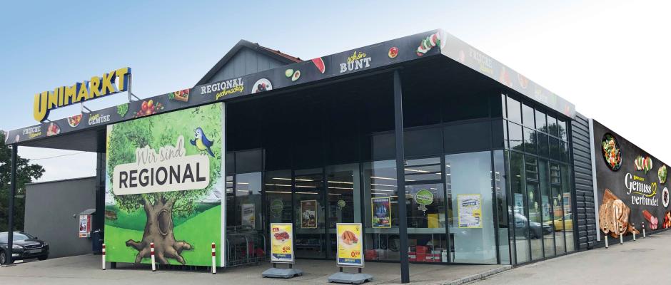 Unimarkt mit neuem Markenauftritt