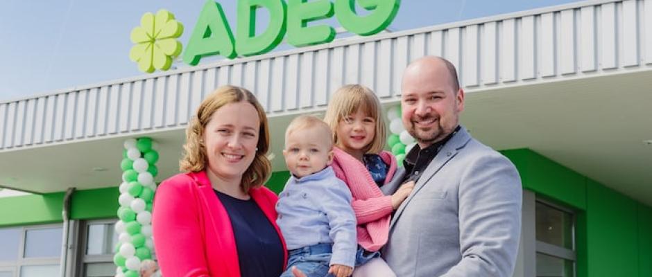 Auf die Unterstützung ihrer Familie kann sich Adeg Kauffrau Karin Lechner immer verlassen.