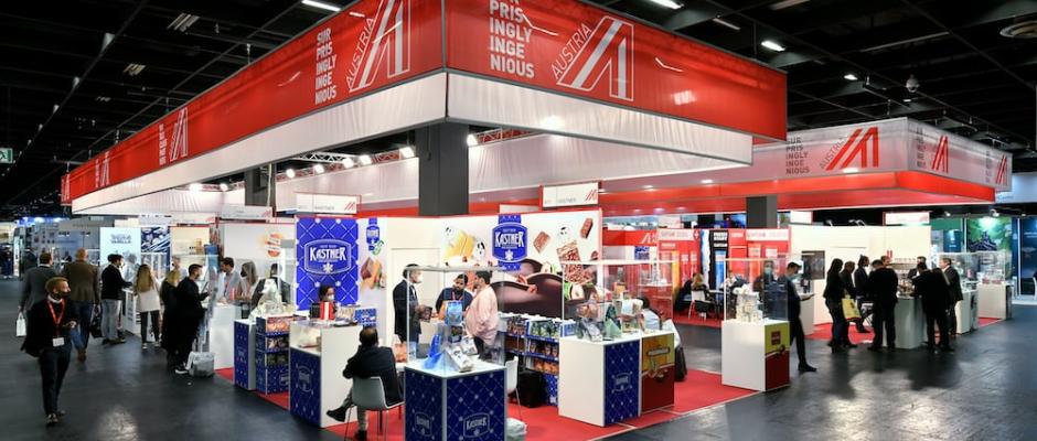 Der WKÖ-Gemeinschaftsstand "Fine Food" auf der Anuga 2021