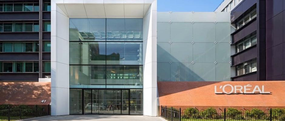 Das L'Oréal Hauptgebäude in Frankreich
