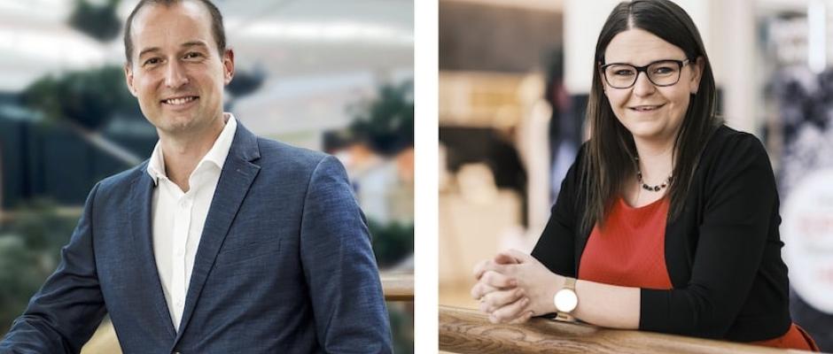 Neuaufstellung Centermanagement: Zsolt Juhasz und Julia Gattringer