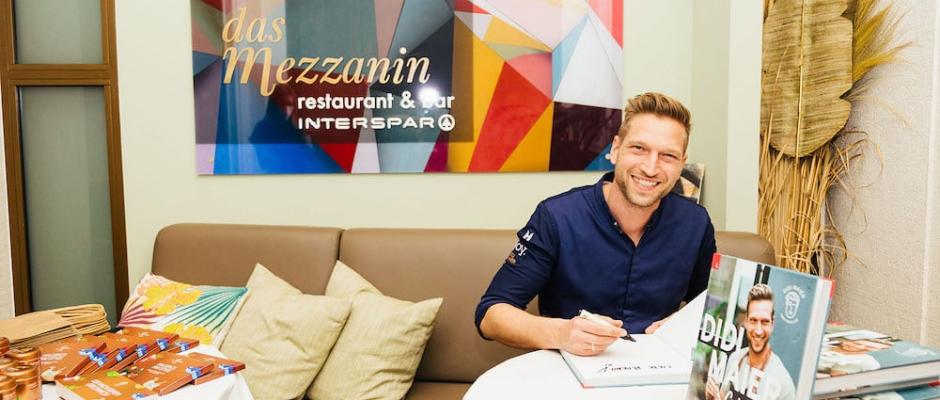 Vor kurzem übernahm Koch-Shootingstar Didi Maier den kulinarischen Jahresauftakt von „das Mezzanin meets“, der Eventserie mit Persönlichkeit und Persönlichkeiten.