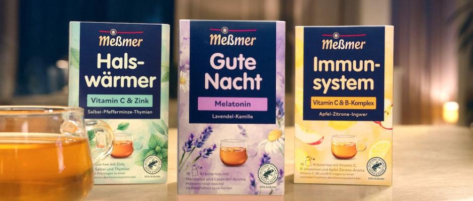 Dank spezieller Zusätze versprechen die neuen Meßmer Kräutertees eine zielgerichtete Wirkung auf unser Wohlbefinden. 