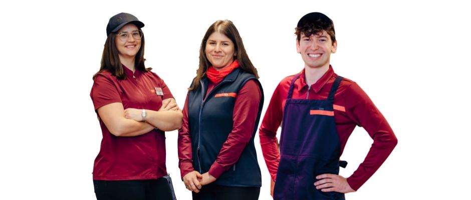 Spar Mitarbeiterinnen und Mitarbeiter bekommen eine neue Kleidung
