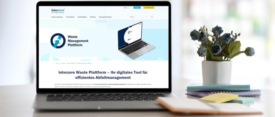 Interzero launcht digitale Waste Management Plattform für effizientes Abfallmanagement in Unternehmen