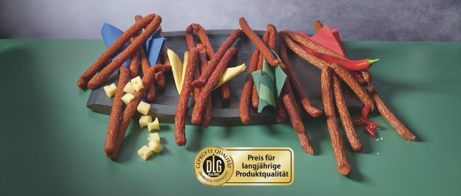 Die Deutsche Landwirtschafts-Gesellschaft hat heuer gleich neun beliebte Snackwürstel aus dem Hause Stastnik mit Goldmedaillen prämiert. 