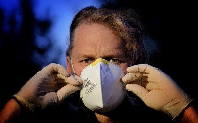 Schutzmaskenpflicht im Supermarkt