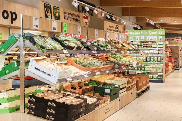 Neu gestaltete Lidl Filiale