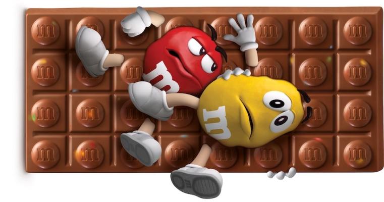 m&m’s gibt es jetzt neu auch als Tafelschokolade.