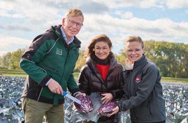 Ankerbrot Marketingleiterin Tina Schrettner, iglo Österreich Marketingleiterin Iris Ruschak und Norbert Friedrich, Geschäftsführer Erzeugerorganisation Tiefkühlgemüse (EGT)