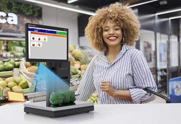 Mettler-Toledo zeigt innovative Lösungen für den modernen Lebensmittelhandel, darunter auch die FreshAI-Lösung, die durch automatische Artikelerkennung mittels KI einen schnelleren Verkaufsprozess unterstützt.