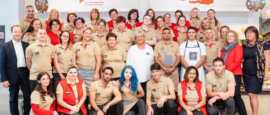 Das Team in Purkersdorf mit Robert Nagele und Gabriela Jansa