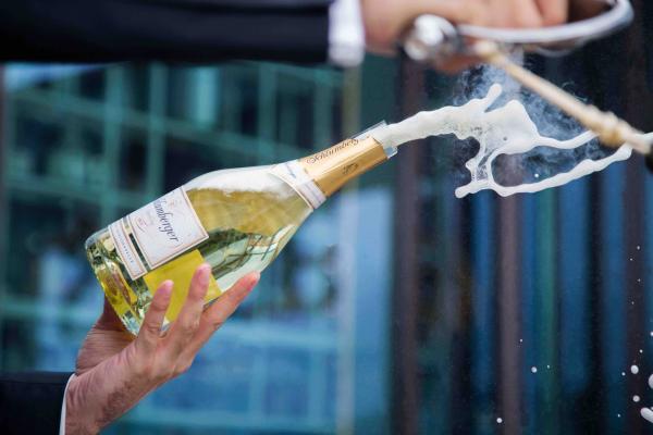 Hochsaison bei Sekt und Schaumwein