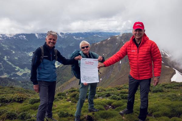 Almdudler & Alpenverein setzen sich seit vielen Jahren konsequent für „Saubere Berge“ ein