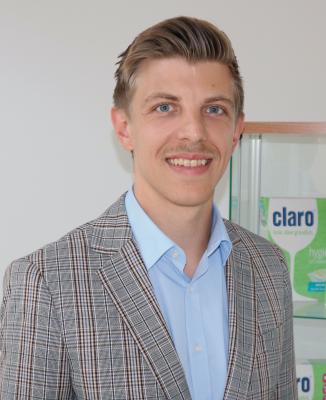 Thomas Bittendorfer verstärkt das Team rund um den österreichischen Geschirrspülmittelhersteller claro.