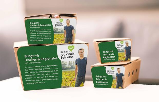 gurkerl.at stellt regionalen Partnerbetrieben bei Bedarf individualisierte Verpackungen kostenfrei zur Verfügung