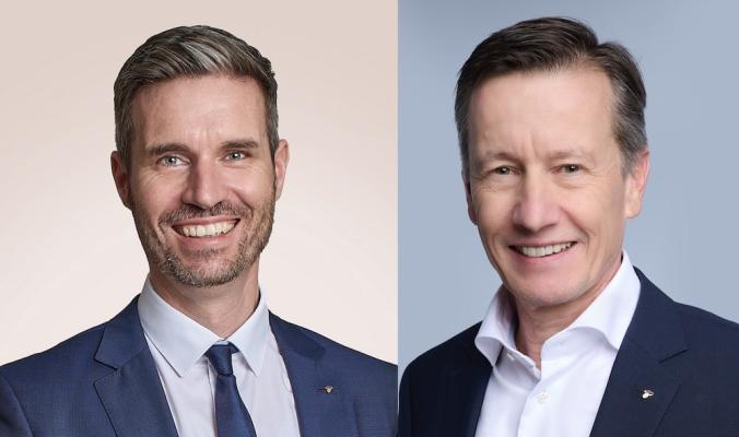 Tchibo: Paul Unterluggauer (re.) folgt Erik Hofstädter
