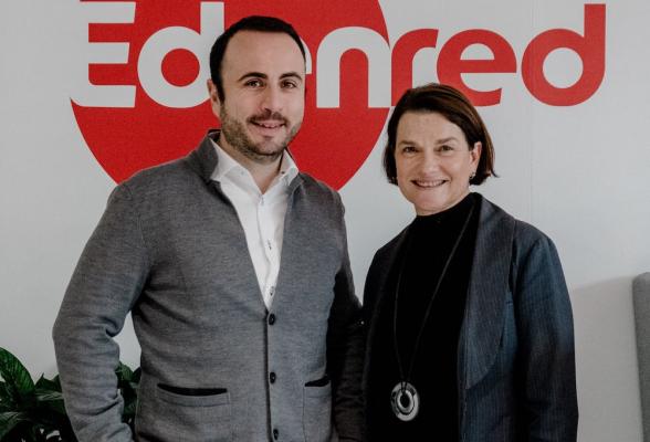 Edenred: Liz Lux wird Head of People & Culture bei Edenred, Im Bild mit Christoph Monschein