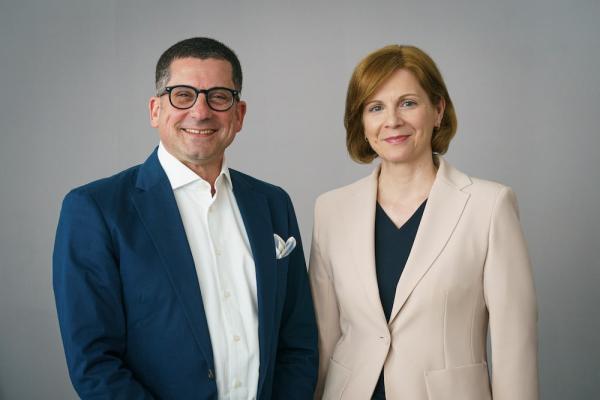 v.l.n.r. Marcel Haraszti und Alexandra Draxler-Zima