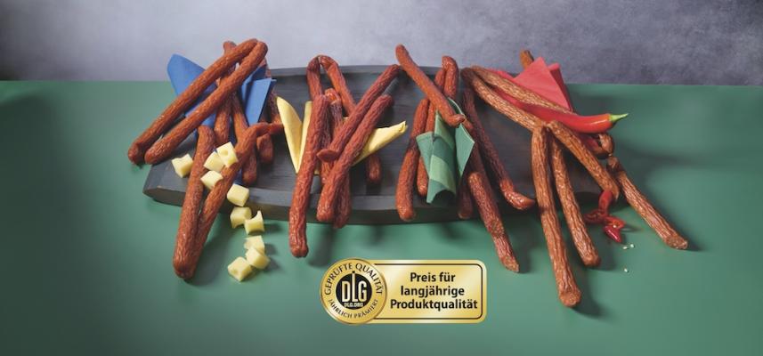 Die Deutsche Landwirtschafts-Gesellschaft hat heuer gleich neun beliebte Snackwürstel aus dem Hause Stastnik mit Goldmedaillen prämiert. 