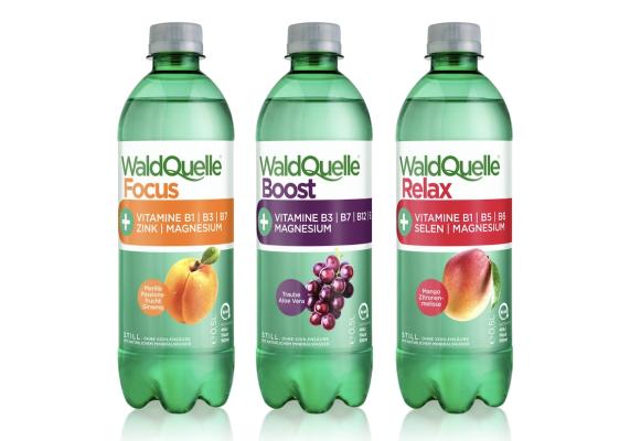 Waldquelle + Focus, Boost & Relax