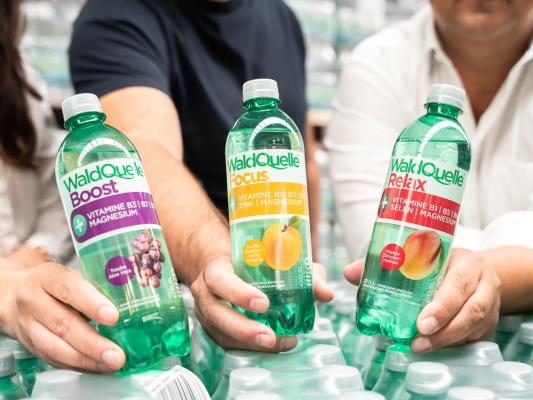 Waldquelle will mit einer brandneuen Linie an Functional Waters den Mineralwasser-Markt aufmischen.