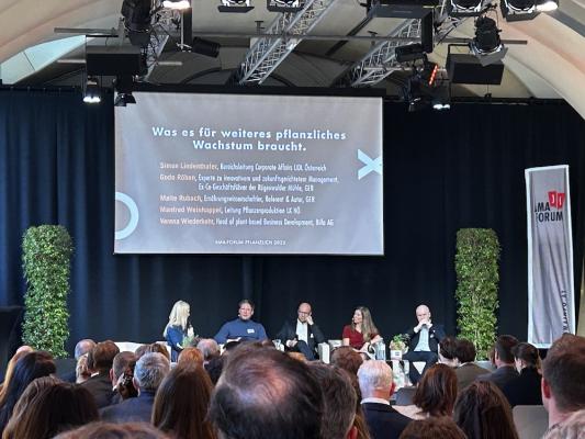 Das Podium bei AMA Forum pflanzlich