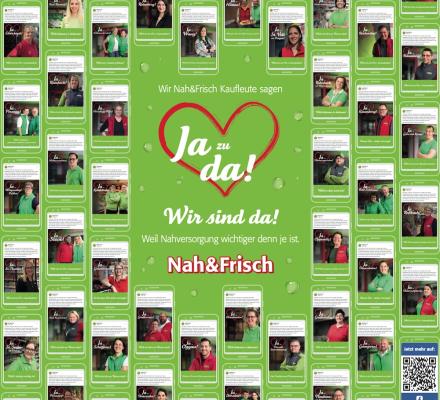 Nah&Frisch Kaufleute-Kampagne „Ja zu da!“ 
