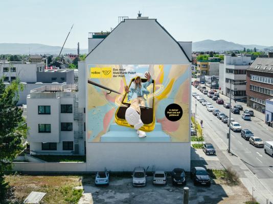 Mit YELLLOW hat die Österreichische Post am 1. April ihr neues Mobilfunk-Paket auf den Markt gebracht und begleitet den Start jetzt mit einer umfassenden 360°‑Launchkampagne.