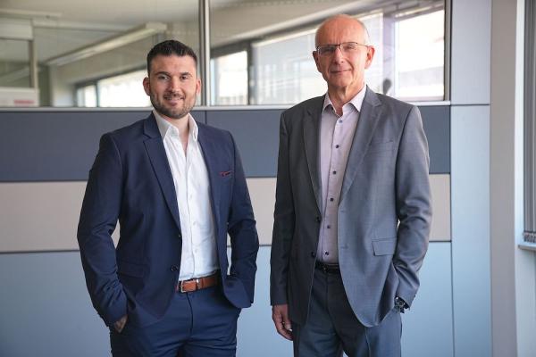 Barcotec erweitert die Geschäftsleitung. v.l.n.r. Alexander Humer und Alexander Rainsberger