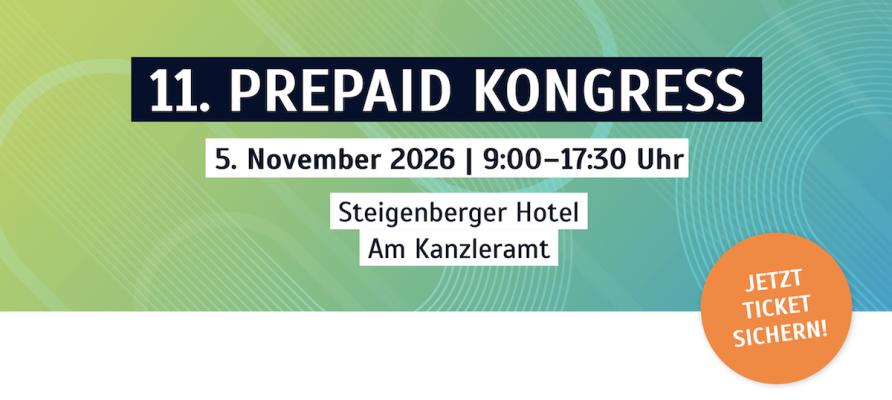 Am 5. November findet in Berlin die elfte Ausgabe des Prepaid Kongresses statt – die einzige Fachveranstaltung für Prepaid und Geschenkkarten in Deutschland.